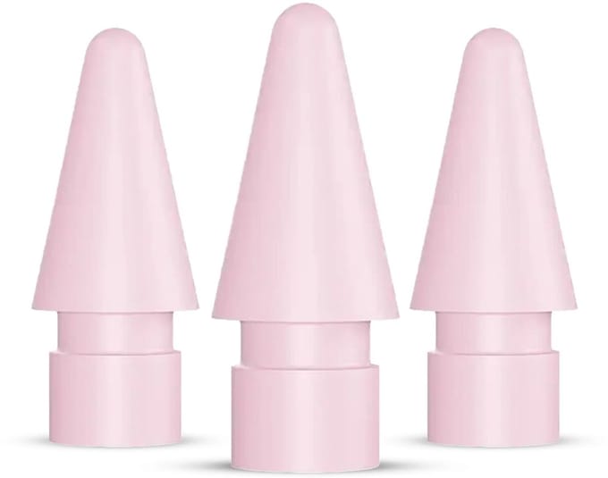 Buddi Replacement Tips - Stylus punten – Premium tips geschikt voor Apple Pencils en Buddi Wave – iPad pen vervangpunt – Replacement tips voor Apple Pencil - Set van 3 - Roze