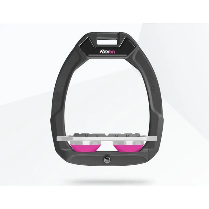 Veiligheidspedalen Plat Grip Antraciet/Grijs/Rozemarijn Flex-On Safe-On