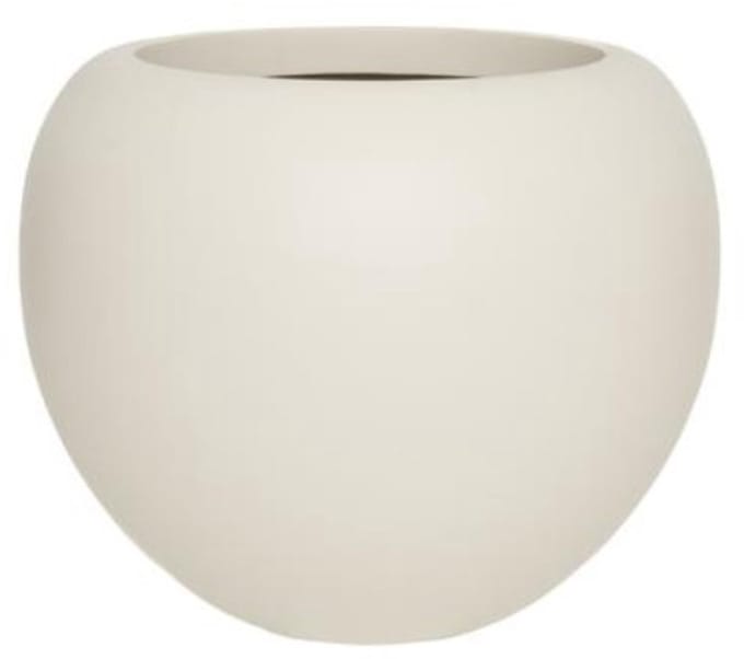 Pottery Pots - Plantenbak - Stream XS - Ø44,8cm x H36,8cm - Silk White