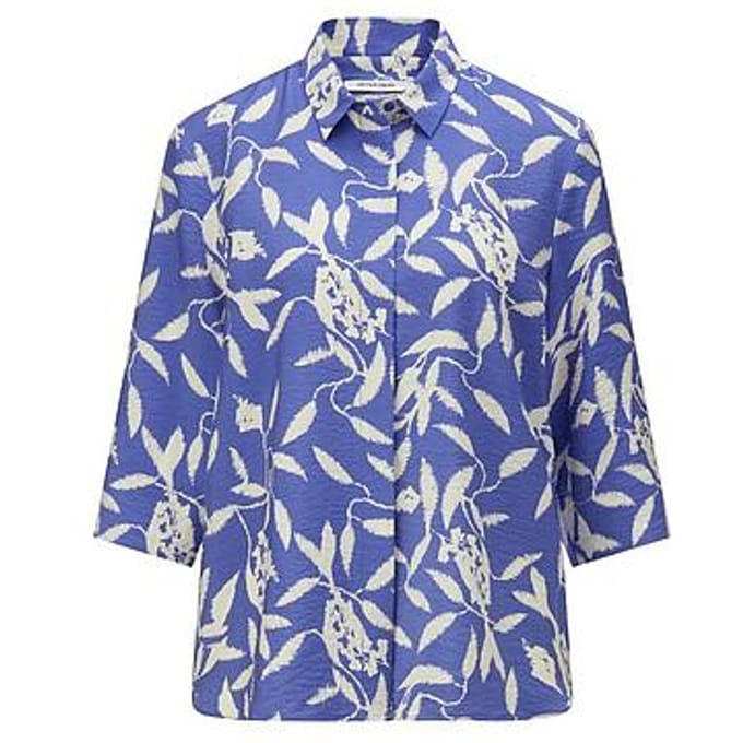 Blouse Van Peter Hahn blauw