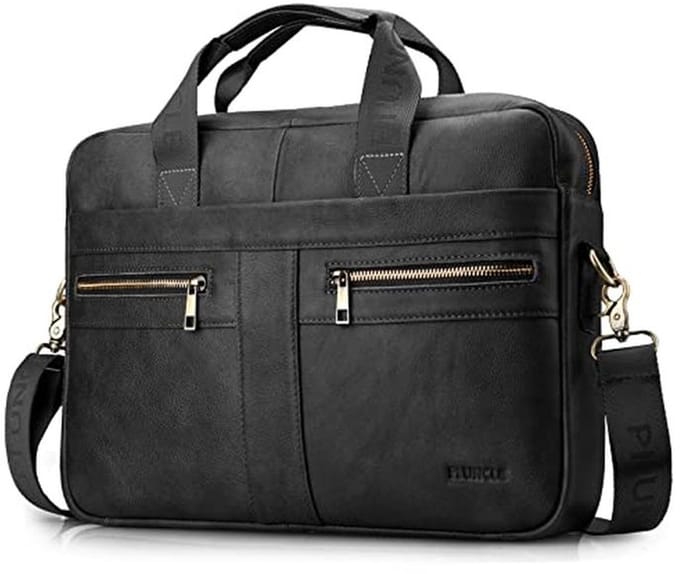 Leren Laptoptas voor 15,6 inch - Zakelijke Schoudertas