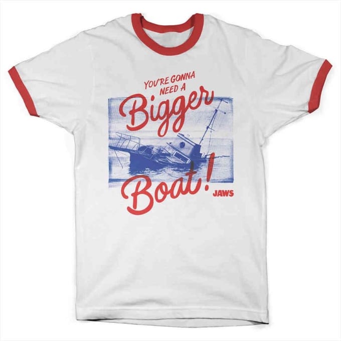 Jaws Heren Tshirt -M- You're Gonna Need A Bigger Boat Wit