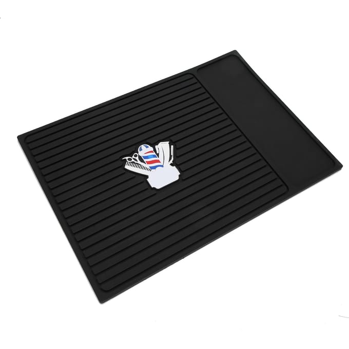 Siliconen Antislip Pad Kapper Elektrische Haarknipper Trimmer Gereedschap Kussen Kapsalon Accessoire black