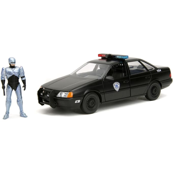 Robocop 1986 Ford Taurus W/Figure 1:24 Jada Toys