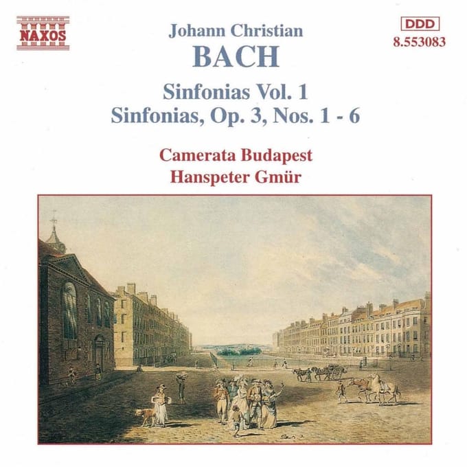 Camerata Budapest - J.C. Bach: Sinfonias 1 (CD)