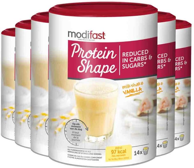 Modifast Protein Shape Milkshake Vanille - 6 x 420 gr - Voordeelverpakking