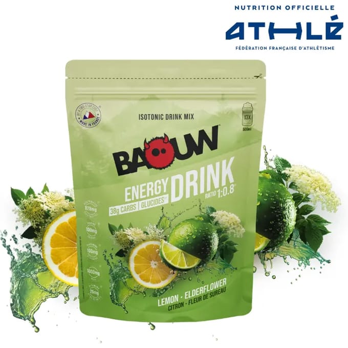 Isotone drank citroen - vlierbloesem Baouw