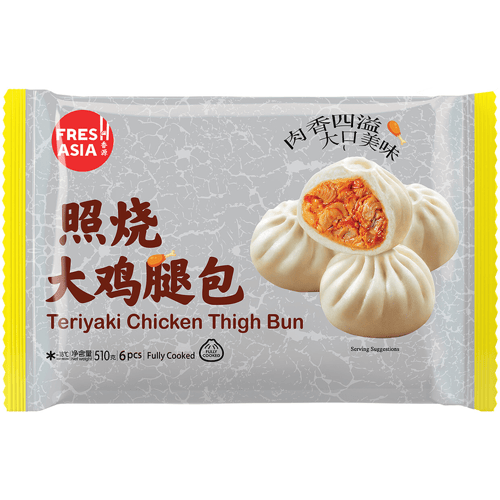 FRESHASIA FRESH ASIA Teriyaki Kippenbout Broodjes 510g