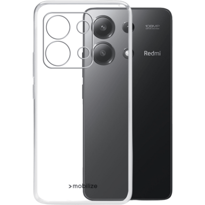 Mobilize Xiaomi Redmi Note 13 Siliconen (TPU) Hoesje Transparant