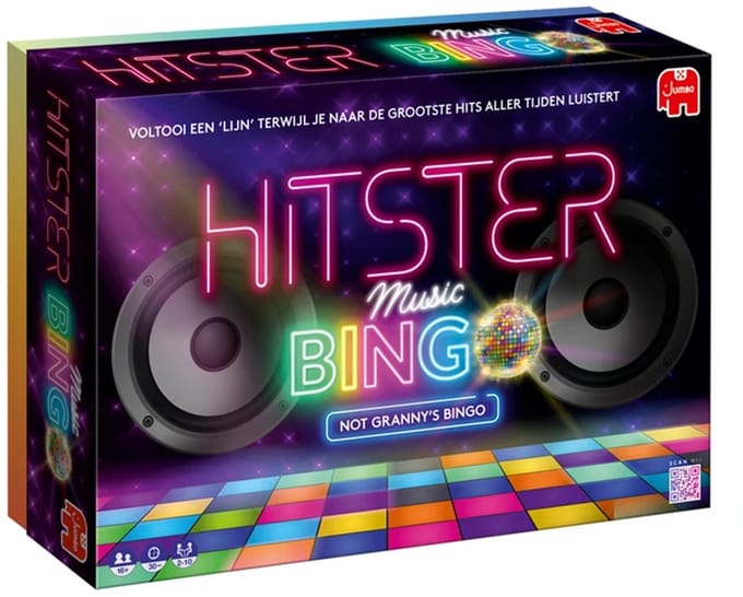 Jumbo Hitster Bingo – Nederlandstalig Muziekspel – Muziek Bingo – Partyspel – Actiespel