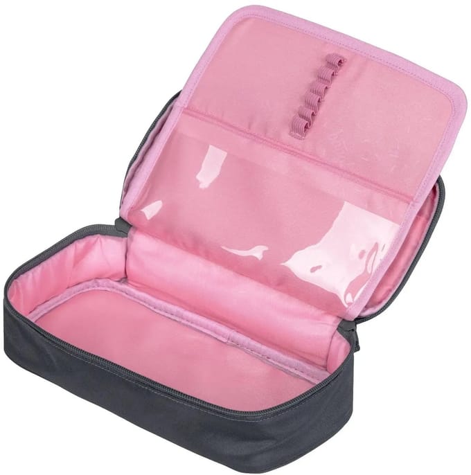 Baagl School etui Logo Pink 1-rits