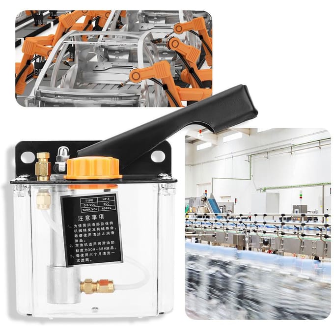 HP 5R Handmatige Smeerpomp Rechtsbediend Smeerpomp 650CC voor CNC Machinegereedschap