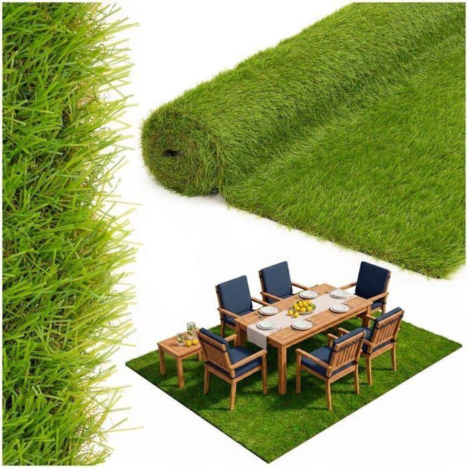 Springos Kunstgras - Terras - Balkon -Tuin - Zacht - 2 x 5 m - 30 mm