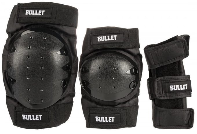 Bullet Standard Combo Triple Padset beschermers zwart - Small - Volwassenen