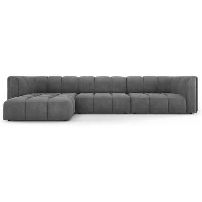 Hoekbank Francesca chenille links 5-zits | Milo Casa