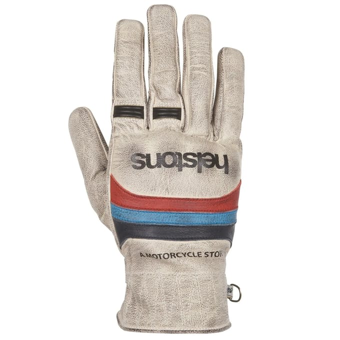 Helstons Mora Zomer Beige Blauw Rood - Handschoen
