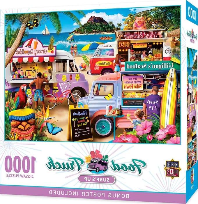 Legpuzzel - Puzzelspel - Ontspanning Thuis - Strandthema - 1000 Stukjes - Multicolor