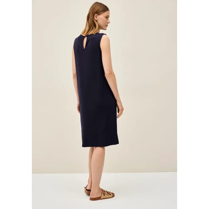 Mouwloze jersey jurk