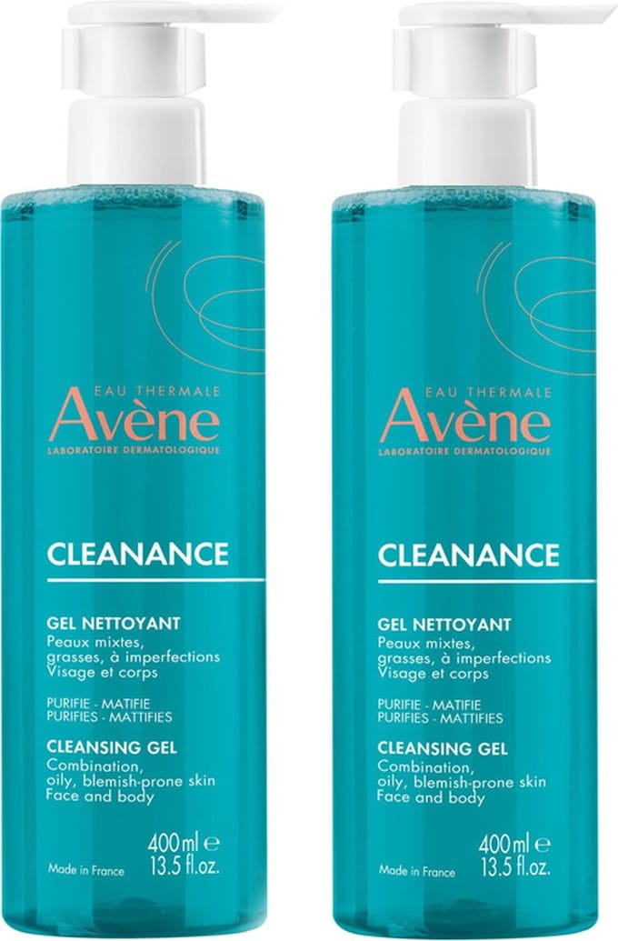 Avène Cleanance Reinigingsgel 2x400ml
