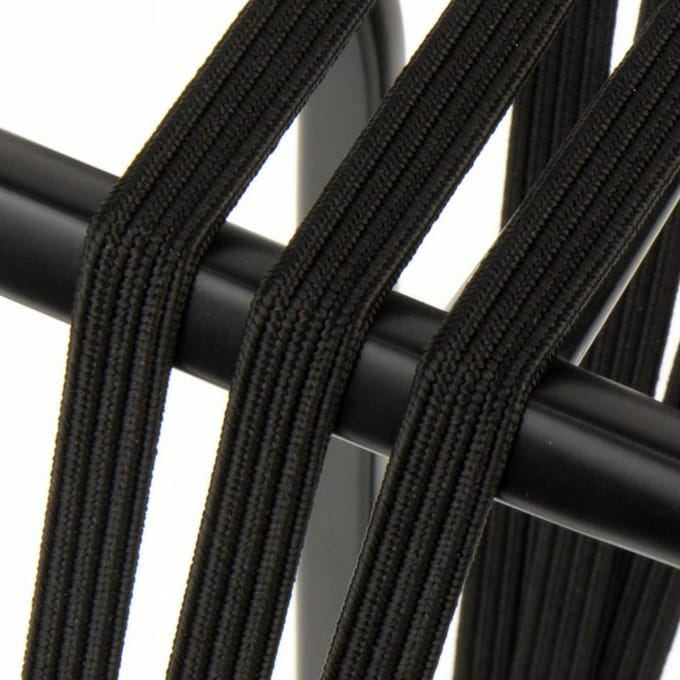 Triobinder Widek Eye 12/12mm met Zwarte stalen platen - Zwart/Zwart