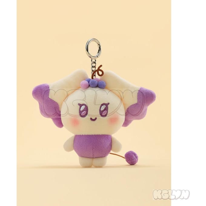 ATEEZ - [MIGHTEEZ FRUIT FAIRY] Porte-clés en peluche YEOSANG gray