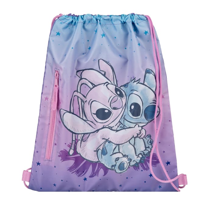 Lilo & Stitch Gymtas - Zwemtas - 40 cm - Paars - Voor Kinderen