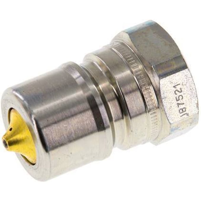 Stalen DN 20 Hydraulische Koppeling Insteeknippel G 3/4 inch Binnendraad Drukontlasting ISO 7241-1 B D 31.4mm