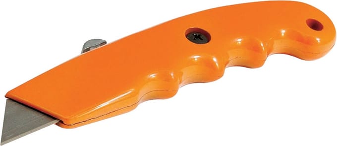 Silverline Felgekleurd uitschuifmes - aluminium frame - 140 mm