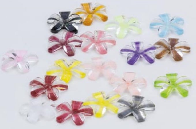 Resin Flowers, Blossom, Mix Colors