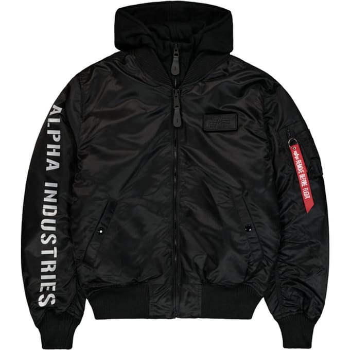 MA-1 D-Tec Sleeve Embroidery Bomber Jacket