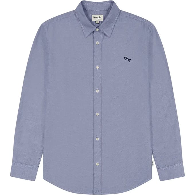 Shirt met lange mouwen Wrangler Oxford