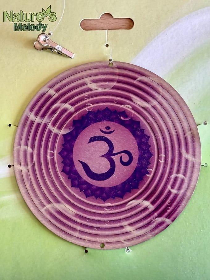 Windspinner, Nature's Melody Chakra, Crown/Sahasrara, CCS05CR, 12,5 cm
