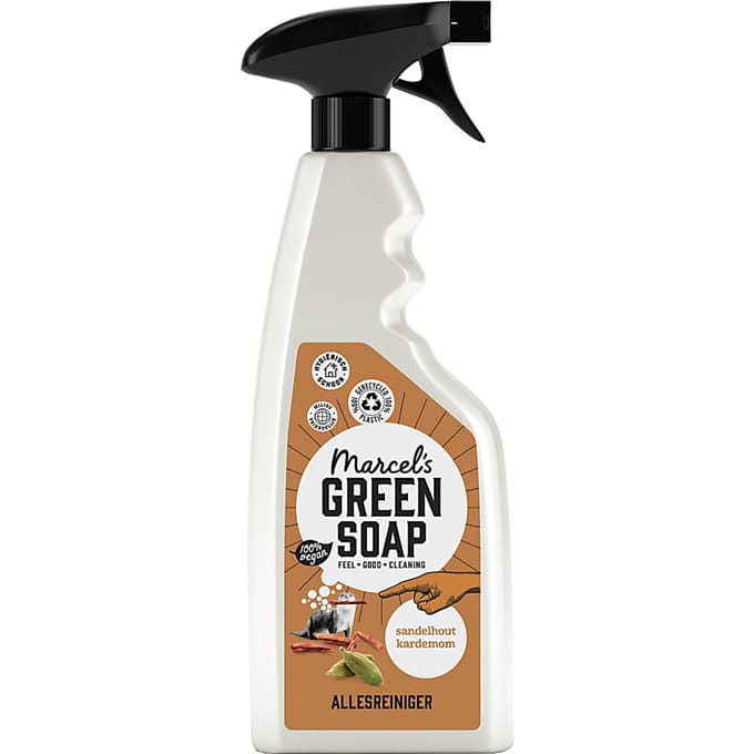 Marcel's Green Soap Allesreiniger Spray - Sandelhout & Kardemom - 6 x 500ml