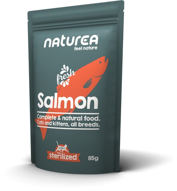 Naturea - Natvoer - Zalm - Zakje - 85GR - 1ST