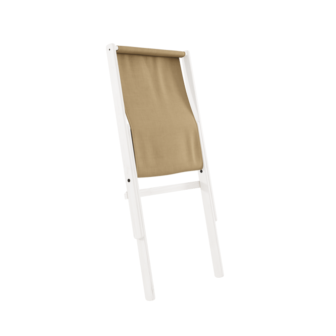 Karup Boogie klapstoel - 758 Wheat Beige - 205 white lacquered