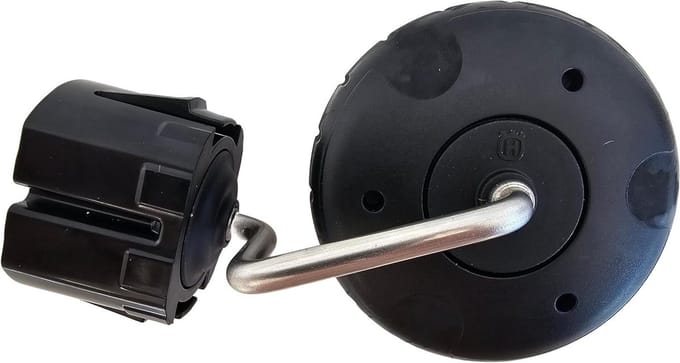 Voorwiel Grasmaaier - Reservewiel Gazon - Gazon Onderhoud - Rubberen Constructie - 7 Centimeter - Zwart