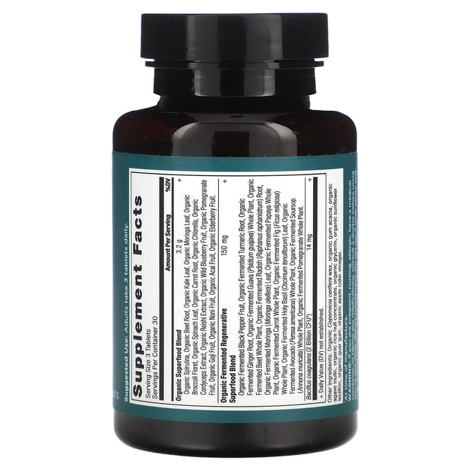 Nutrition Ancienne, Super Greens Bio, 90 Comprimés