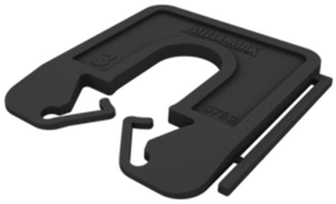 Milli-Max Uitvulplaatjes 3 mm zwart VE=130 - 07831221