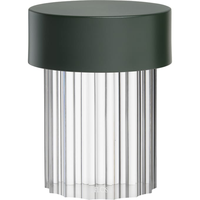 Flos Last Order draagbare lamp - groen - gegolfd