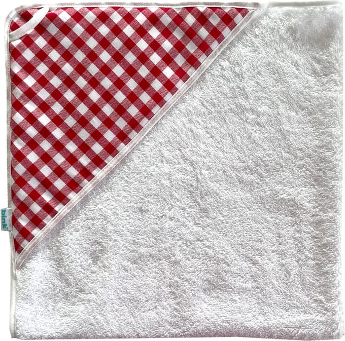 BINK Bedding Badcape BB (ruit) Rood