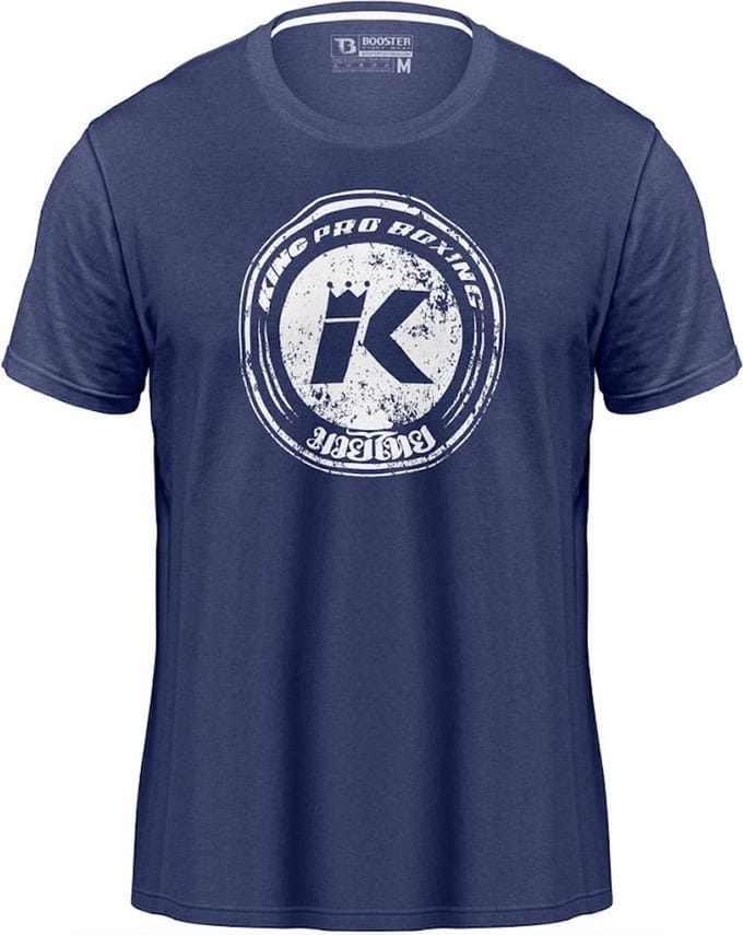 King Pro Boxing KPB Vintage Logo T-shirt Blauw - S