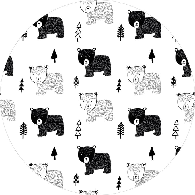 Vinyl | Vloerkleed vinyl rond | Grizzly | 150 cm Rond