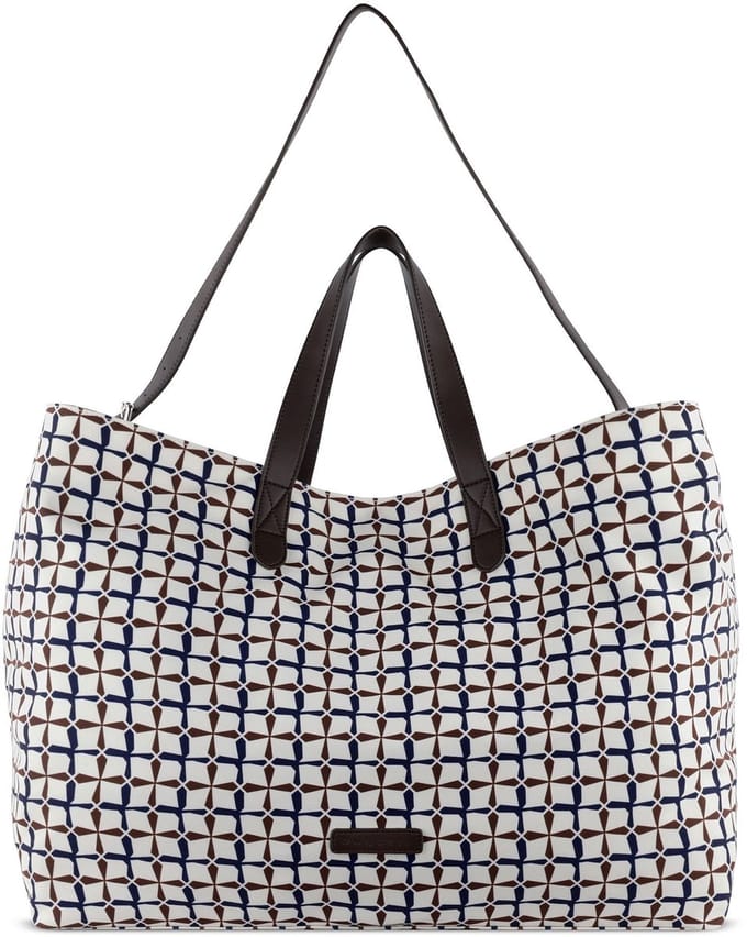 bugatti Schoudertas Finn Tote Bag Grid Veelkleurig