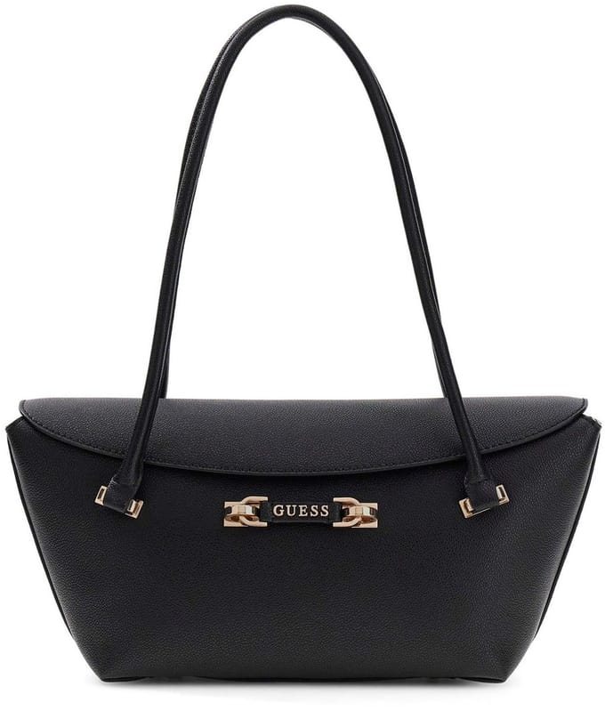 GUESS schoudertas Sophia Shoulder Satchel Black zwart