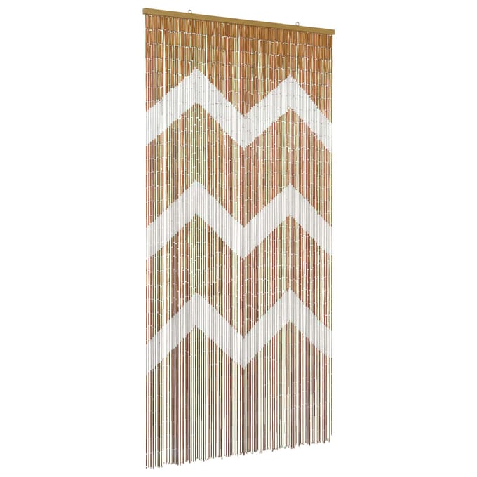 vidaXL - Insect - Deur - Gordijn - Meerkleurig - 100 - x - 200 - cm - Bamboe
