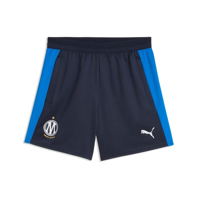 PUMA Olympique Marseille Training Shorts Junior - Blauw - Kind, Blauw 7-8Y