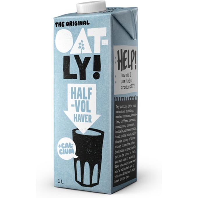 Oatly Haverdrank Calcium Halfvol 1LT