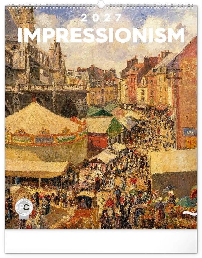 Impressionism Kalender 2027 Groot