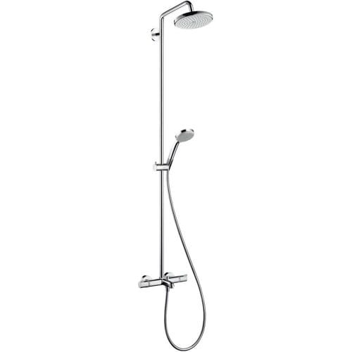 Hansgrohe Croma Showerpipe - Douchesysteem - Regendouche ø 22 cm - Inclusief badkraan - 15 cm hartafstand