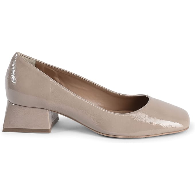 V Italia Ballerina met hak voor dames Sofia Naplack Cappuccino